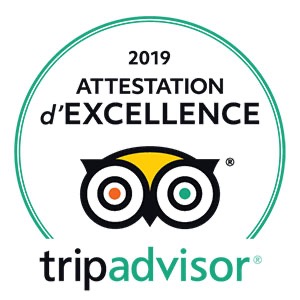 Attestation Excellence TripAdvisor 2019